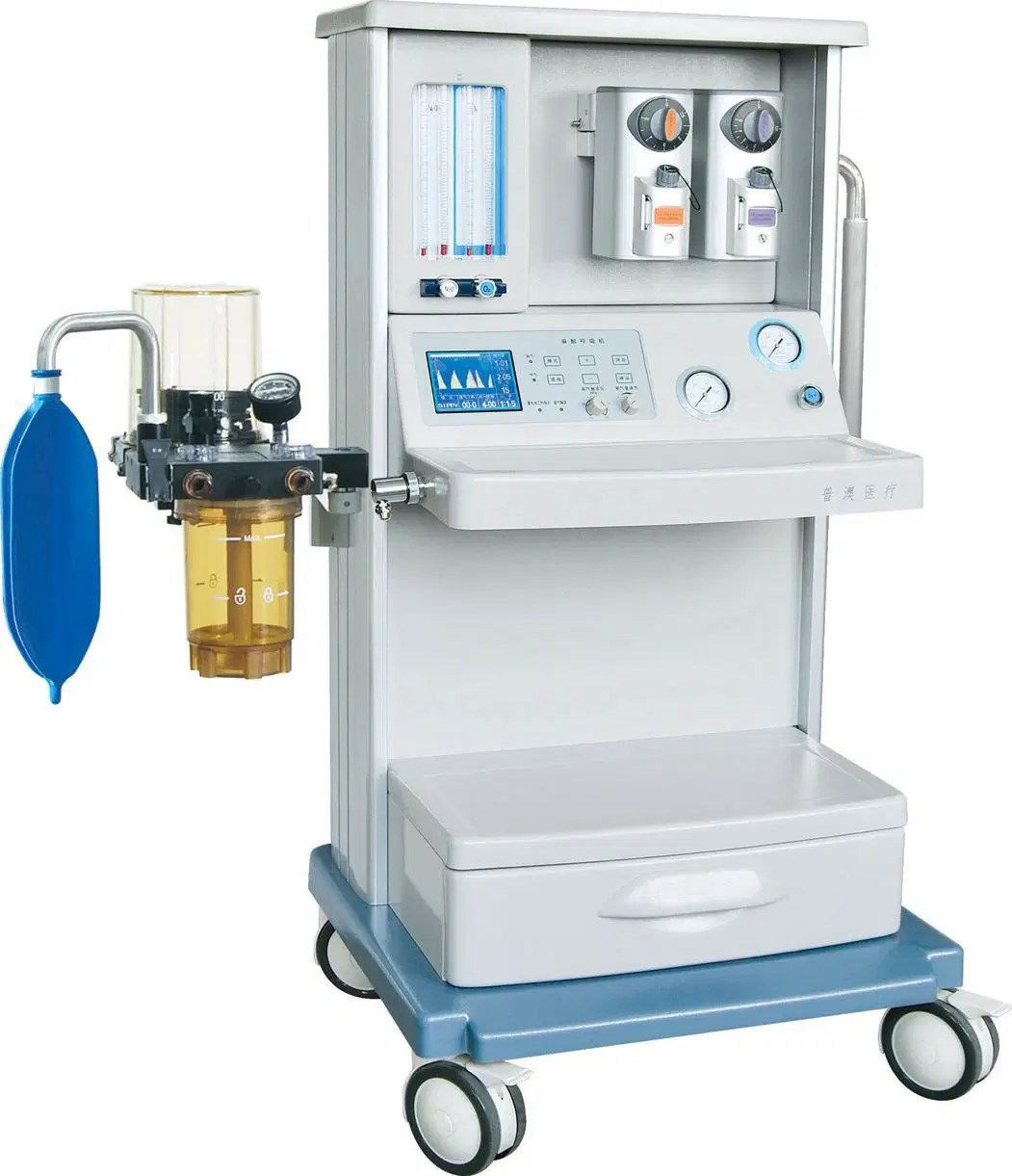 on Sale High quality/High cost performance  Fittings Hospital Medical Surgical Room Anesthesia Machine with Two Vaporizers