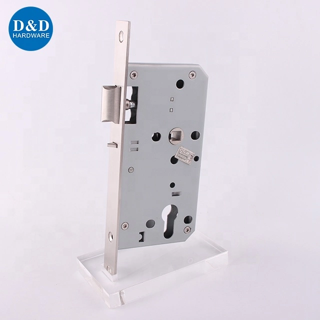 CE Fire Rated Stainless Steel Security Door Panic Device Mortise Night Latch Lock for Passage Door