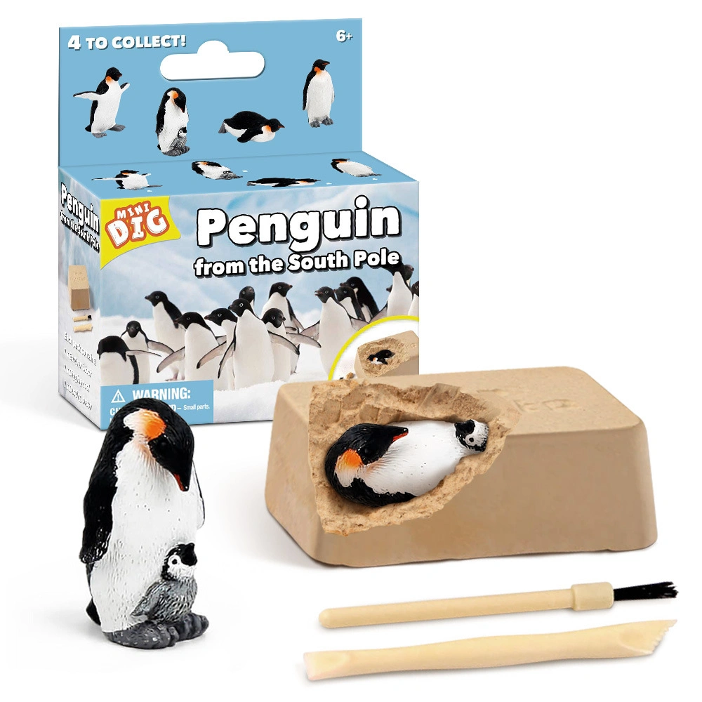 Kinder kreative neue DIY Graben Pinguin Meer Kinder pädagogische Erforschung Grabspielzeug