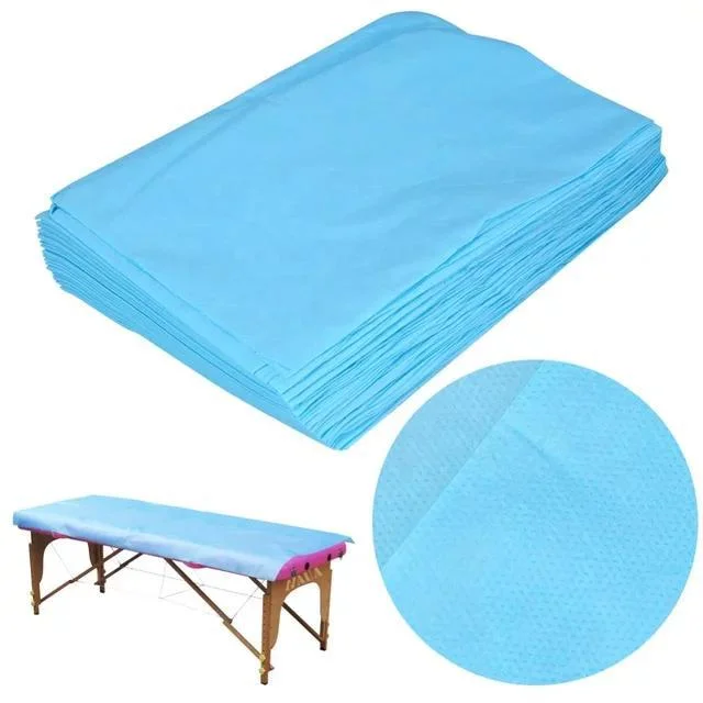 Disposable Colorful Massage Table Sheets Bed Covers Non-Woven Bed Sheet