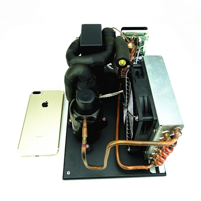 DC 12V HVAC Small Cooling System Water Chiller Module with Mini Compressor for Laboratory Cooling