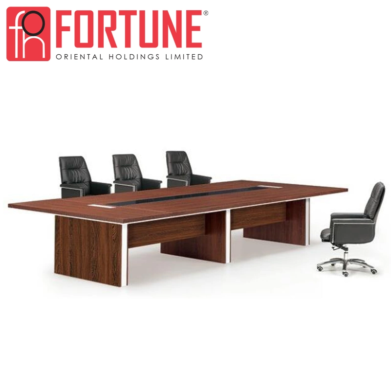 White MFC Executive Office Conference Table in Guangzhou (FOH-SM3614)