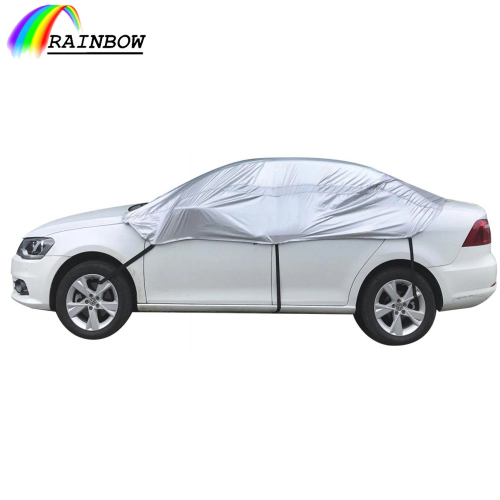 Standard Auto Body Decoration Protection Dust-Proof Waterproof Sunproof Silver PP PVC Cotton Car Full Cover Clothes for SUV/Sedan Car/Motorcycle