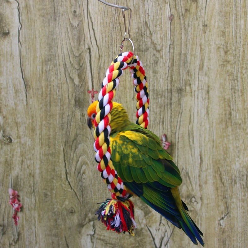 Pet Bird Toys Round Circle Rings