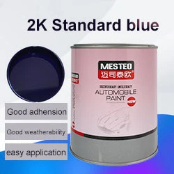 Alta aplicación Alta concentración Acrílico Auto Paint Mayoreo Spray Alto Chroma Car Paint Glinter HS 2K Topcoat Standard Blue G208