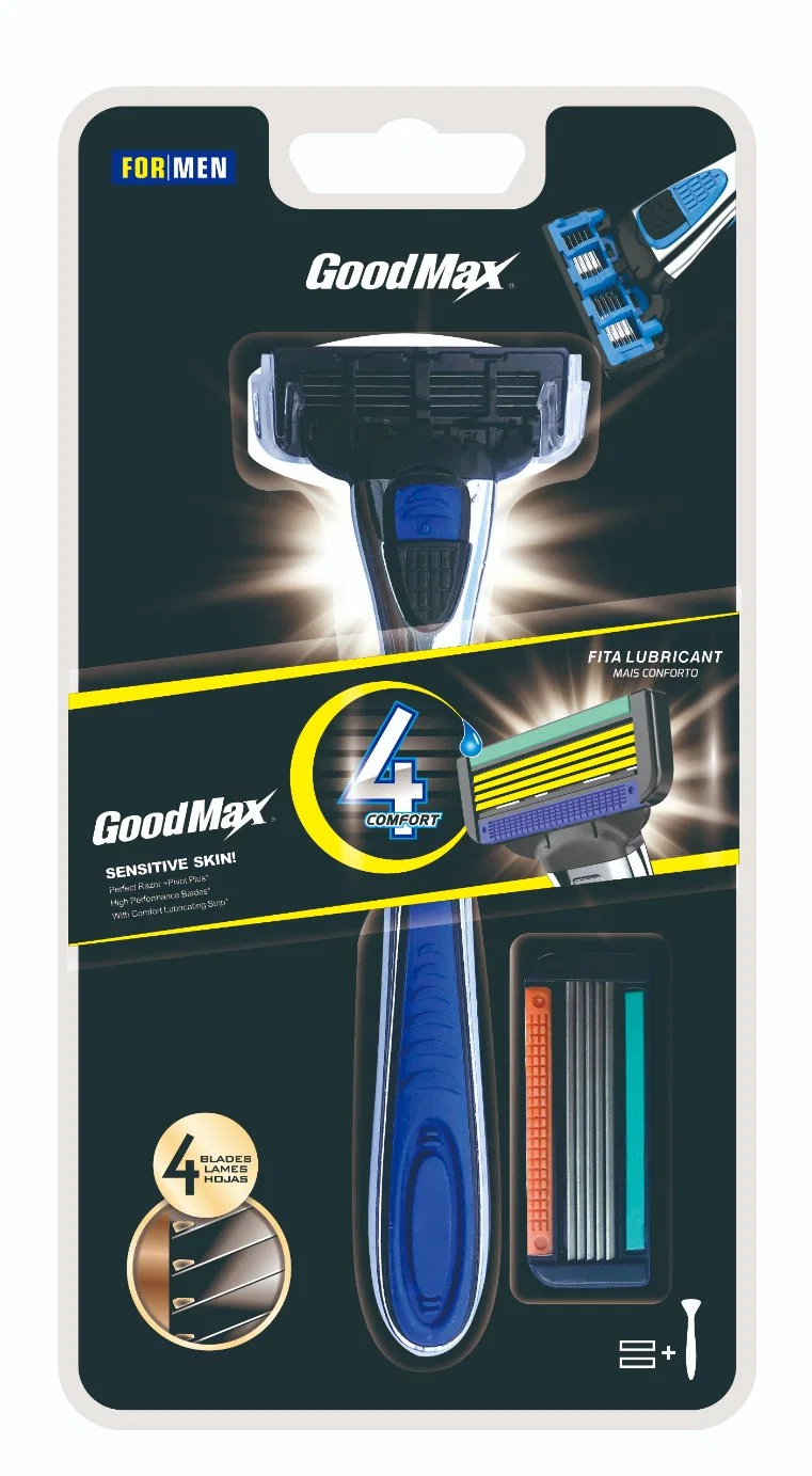 Goodmax 5 Blade Shaving System Razor with Open Back Design