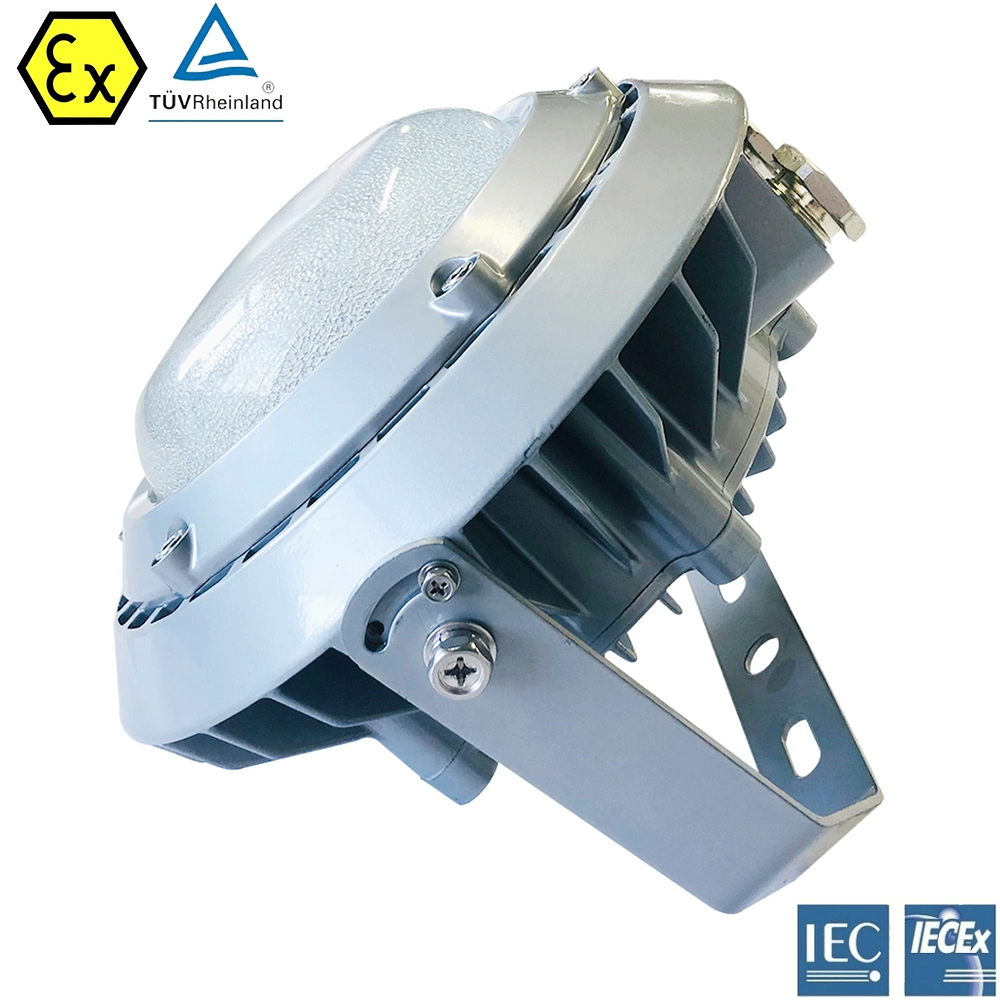 Water and Dust Explosive Proof LED Explosion Flame Proof Flood Lights with Bracket for Atex Certification Zone 1 IP66