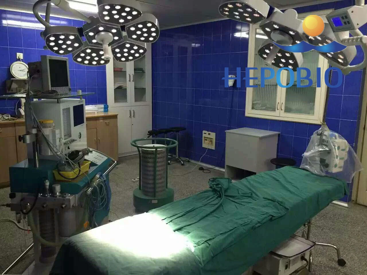 Big Brand Hepo Medical China Operating Room Lighting Surgical Head Lamp Roof Type LED Operating Lamp of Bottom Price