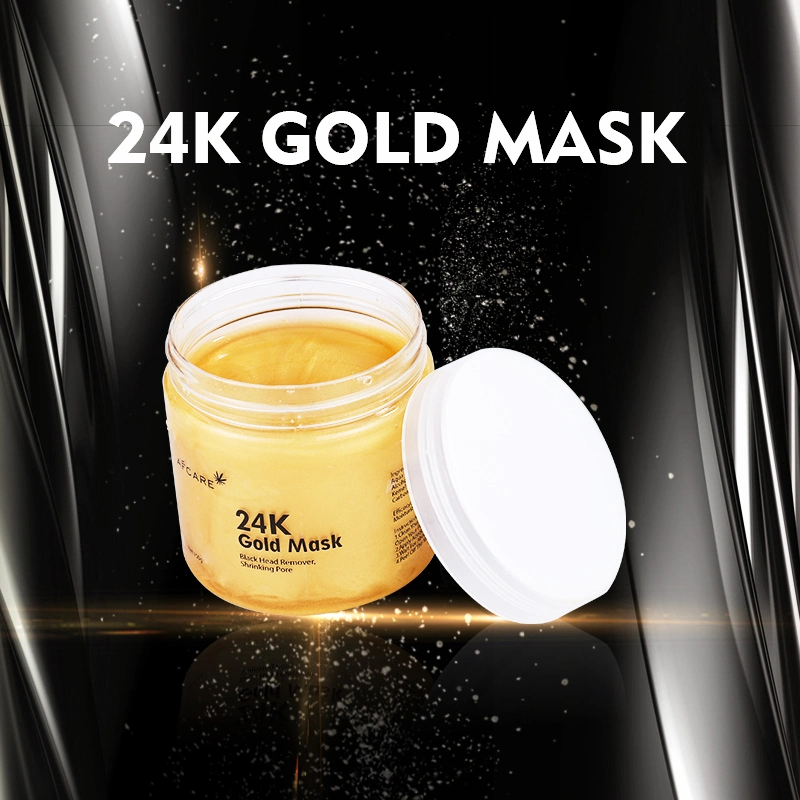 Factory Price Wholesale 24K Gold Collagen Deep Cleansing Skincare Facial Mask Black Head Remover Peel off Mask