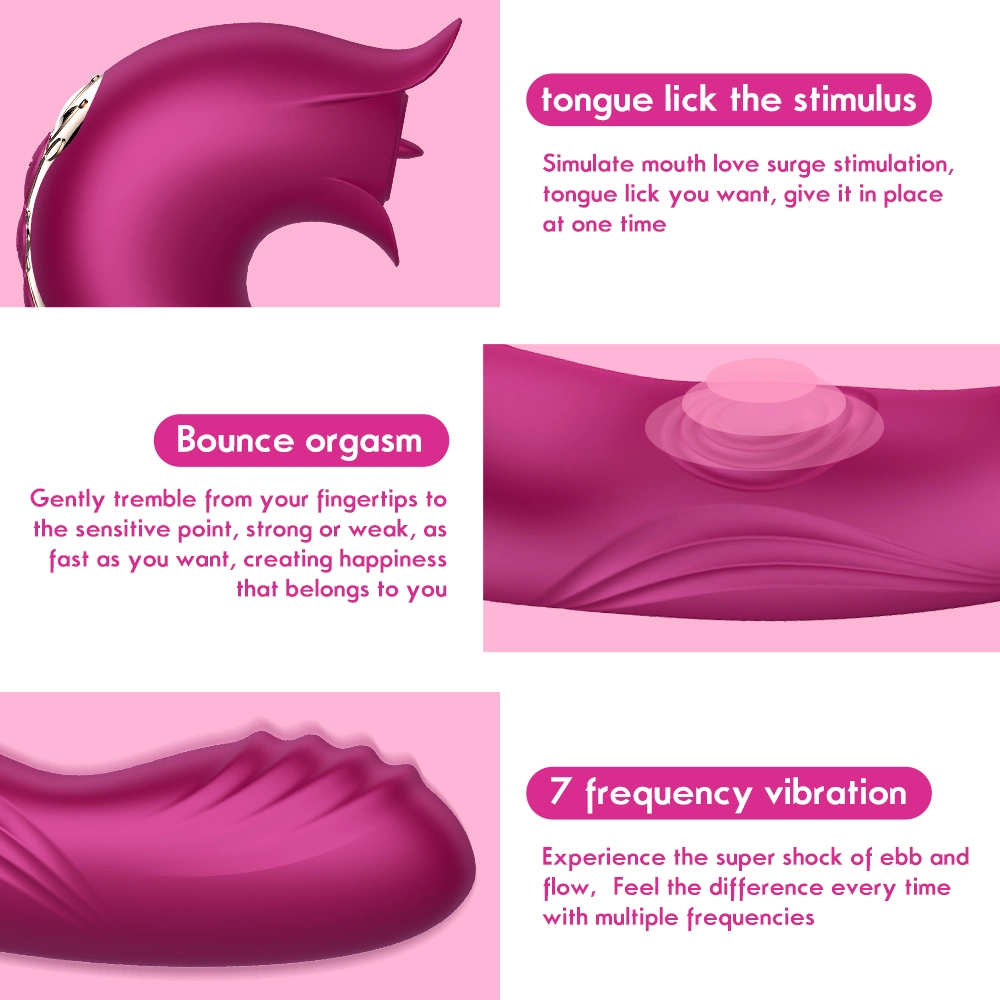 Alta frecuencia impermeable G-Spot chupando la estimulación del clítoris vibradores vibrador portátil con 10 modos de pulsante