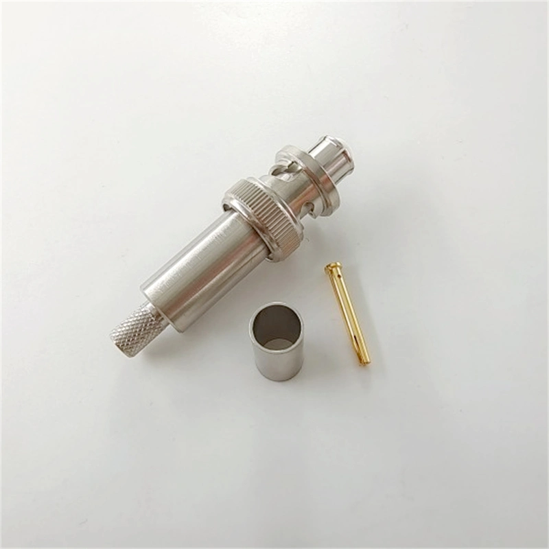 RF Coaxial Antenna Shv Male Plug Crimp Connector for Rg59 Cable