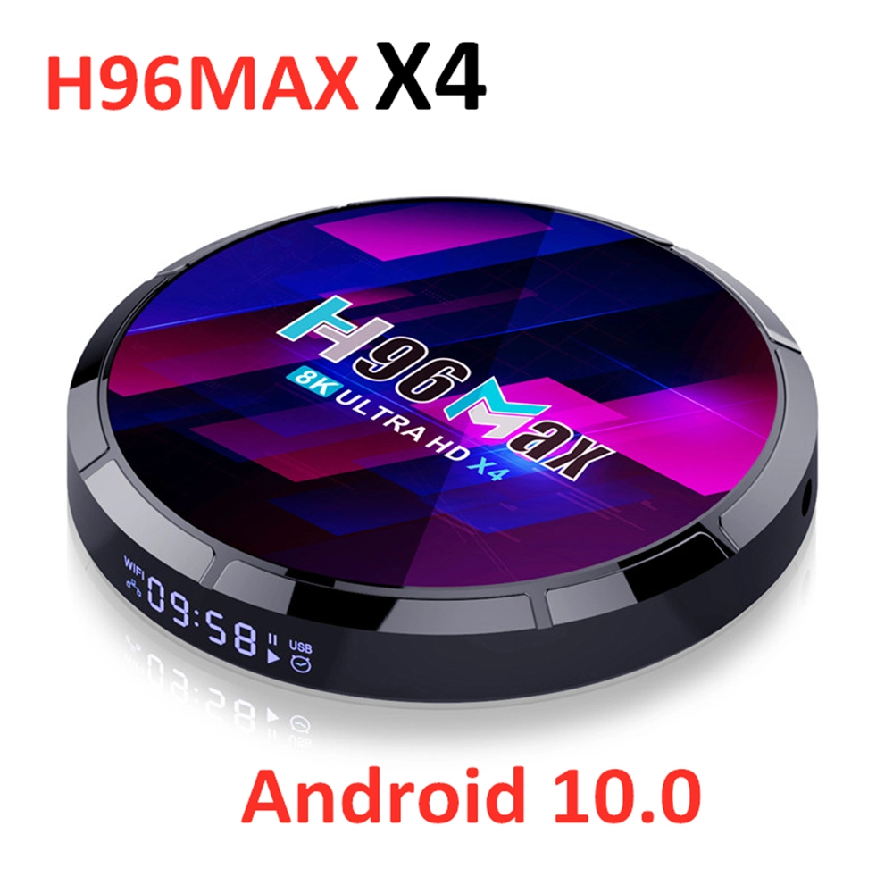 4K Android Decodificador H96 Max X4 Smart TV Ott