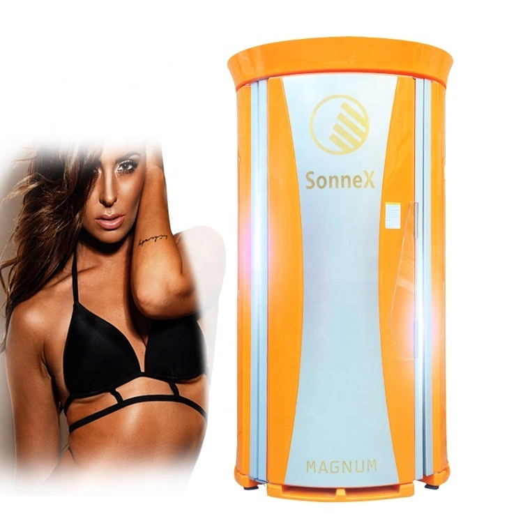 SPA Capsule Sunbath Indoor Tanning Machine Standing Solarium 10kw Salon Beauty Machine