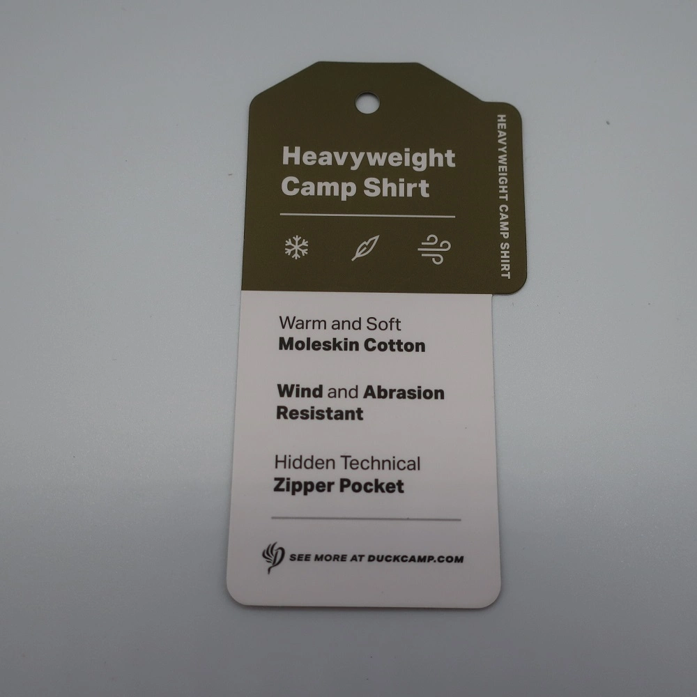 OEM ODM Customized Designs Wholesale/Supplier Price Garment Textile Hang Tag