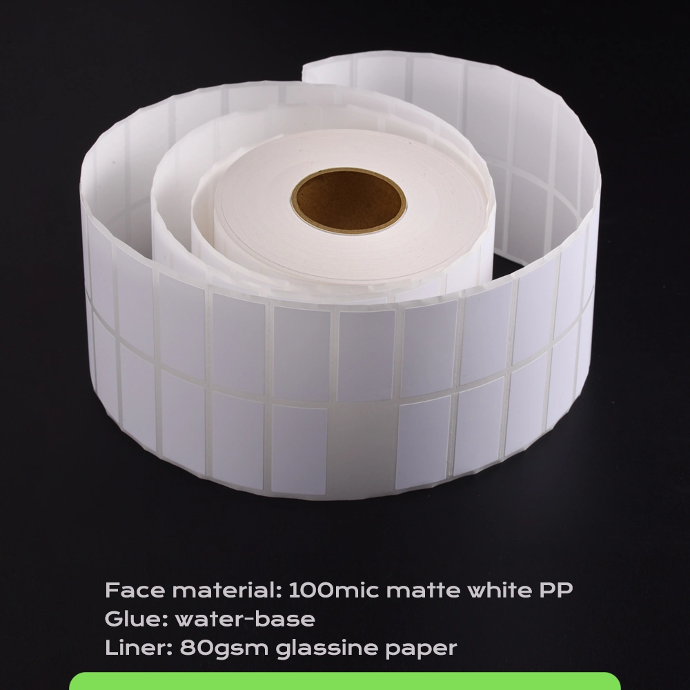 100mic Matte White Label Material for Printer Adhesive Inkjet PP