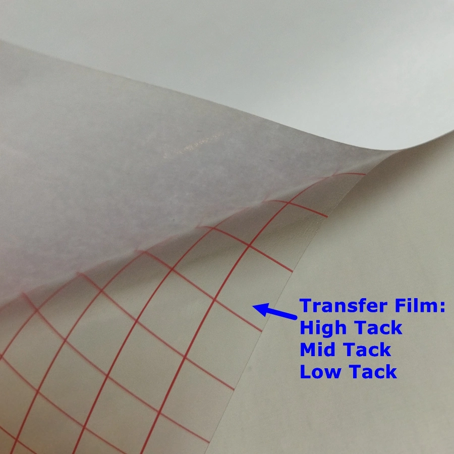 Clear Vinyl Adhesive Film Application Tape Transfer Film Lt06102