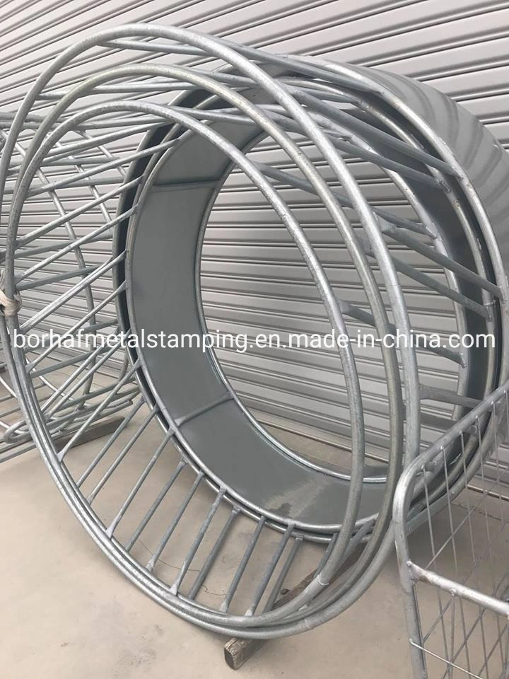 Custom Cattle Round Hay Feeder Round Bale Feeder Heavy Galvanized Horse and Horned Cattle Round Bale Feeders