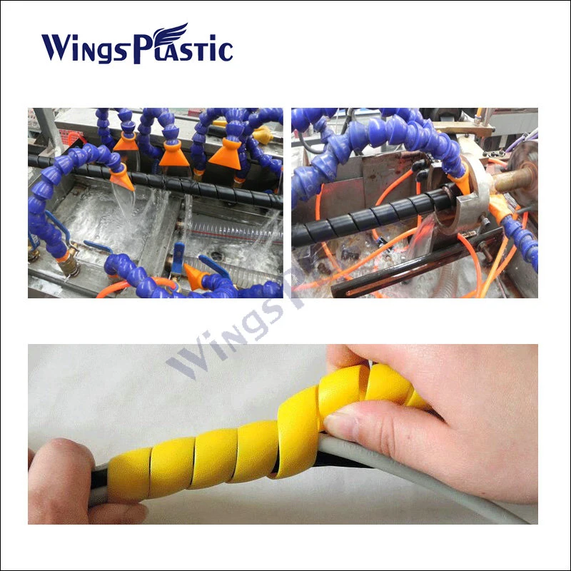 Spiral Flexible Plastic Cable Wrap for Wire/Spiral Cable Wrap Production Line