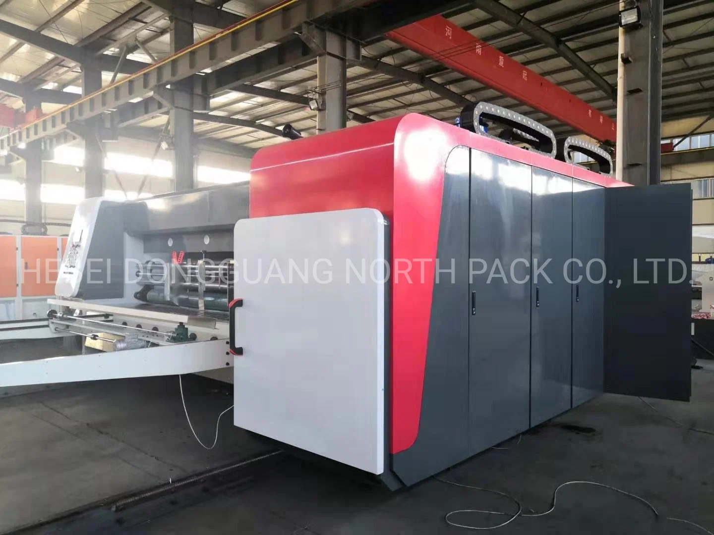 High speed computer water ink flexo printing slotting carton box making machine