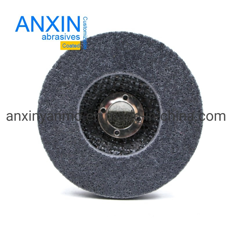 115*22mm Silicon Oxide Non-Woven Unitized Flap Wheel with Fiberglass Backing for Stainless Steel