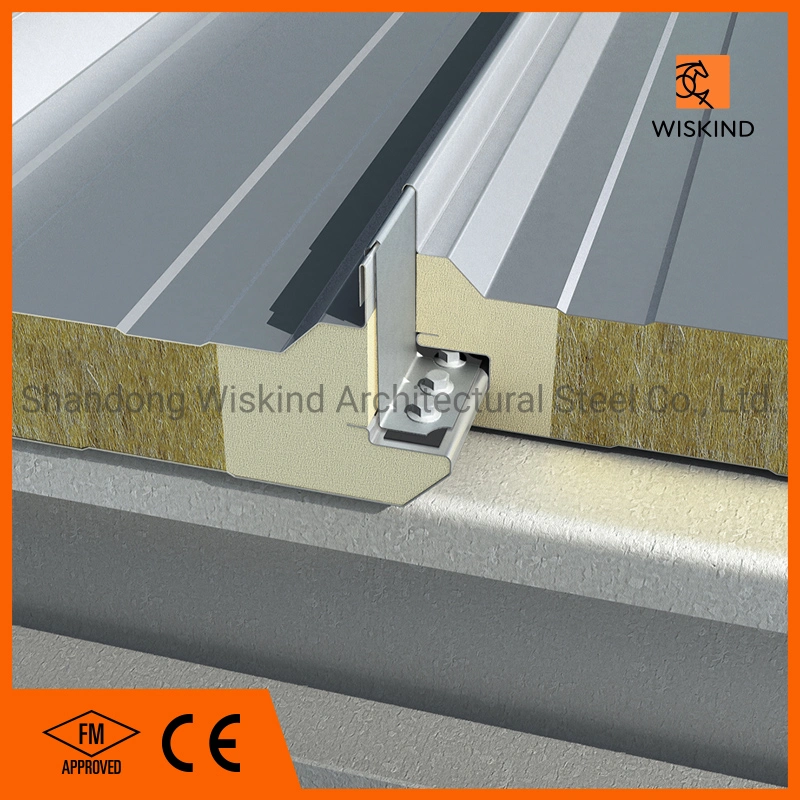 Building Materials Rockwool Board Rock Wool Corrugated Steel Sheets Panels for Wall and Roof