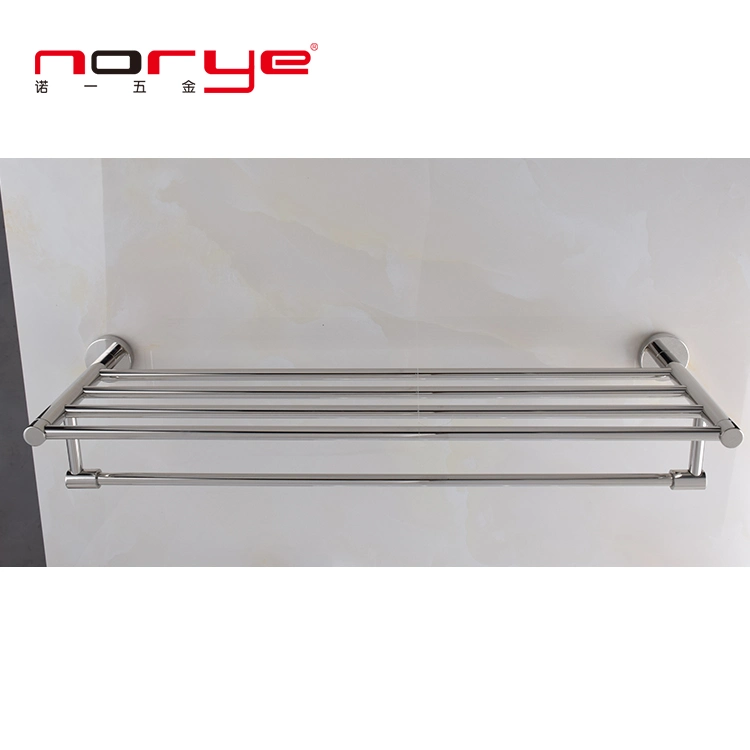 Factory Direct Towel Rack Hotel Wall Mounting Hardware Bathroom Racks Double Layer