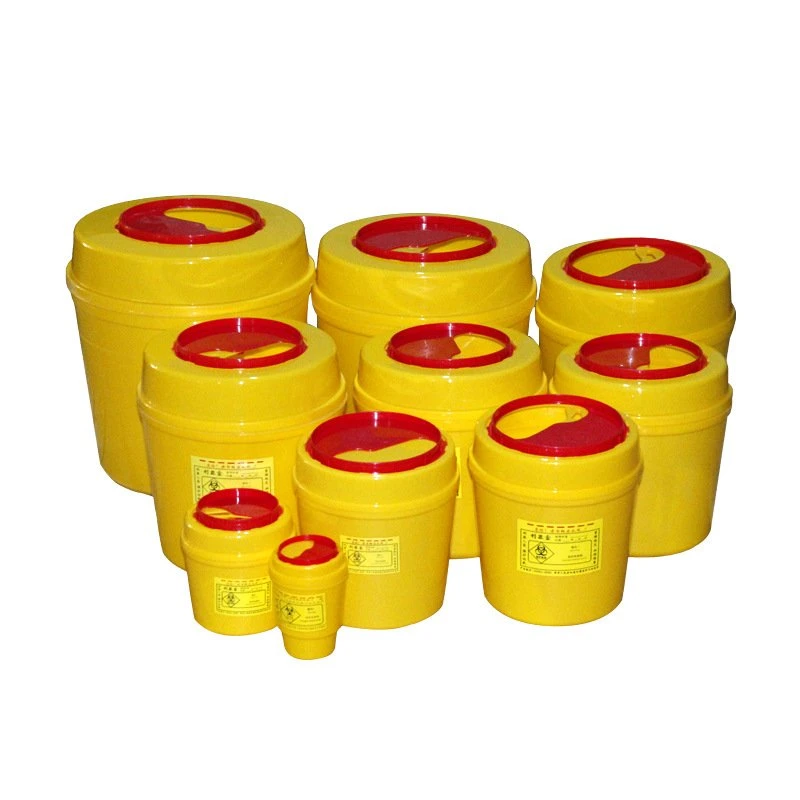 Yellow Sharp Container Factory Sale Medical Waste Collector