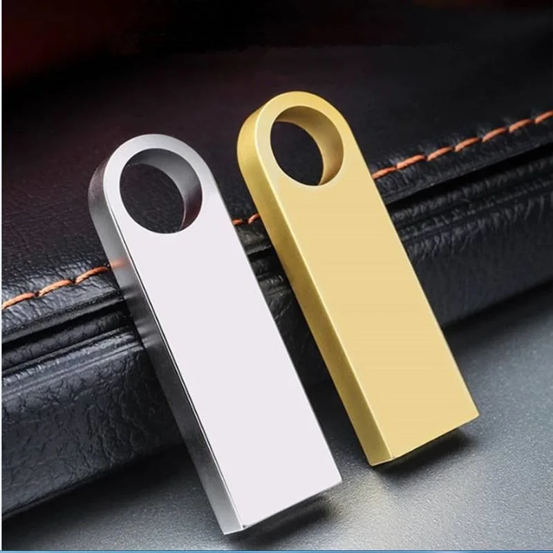 Customized 2.0 4GB USB Flash Pen Memory Stick Key Drive U-Disk Gold Silver