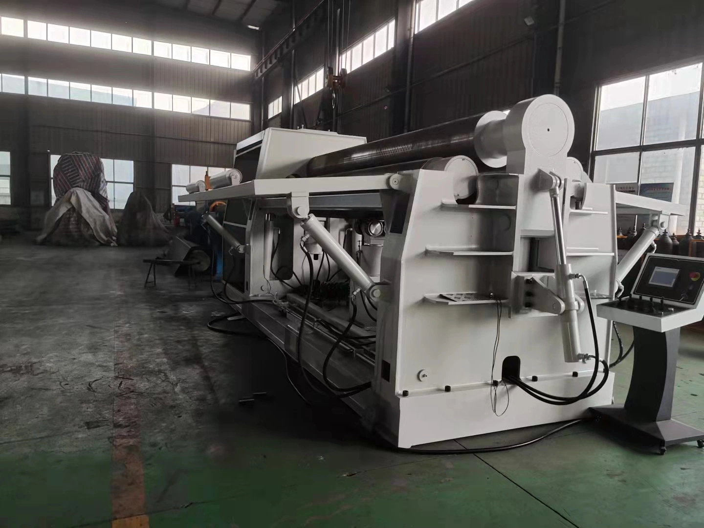 Rpb 40X2500 Hydraulic Steel Rolling Pipe 3-Roller Bending Machine