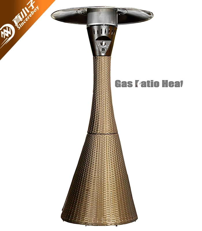 Most Popular Outdoor Wicker Woven Outdoor Gas Patio Heater with CE