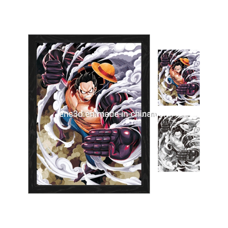 Dekoration Anime Designs 3D Poster akzeptieren Custom Printing