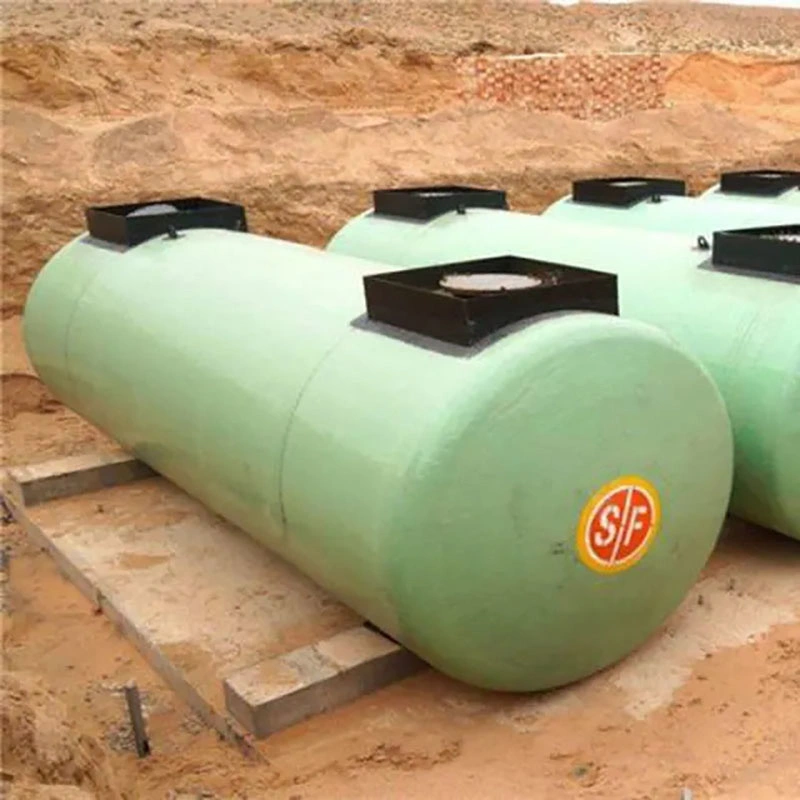 30m3 30000L Underground Buried Stainless Steel Fiberglass Sf Double Layer Petrol Oil Diesel Fuel Stank Price