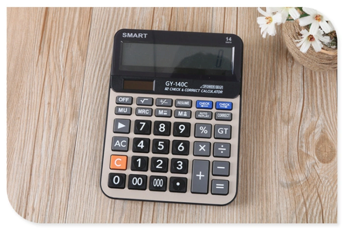 Calculatrice de bureau financier Grande calculatrice de touches