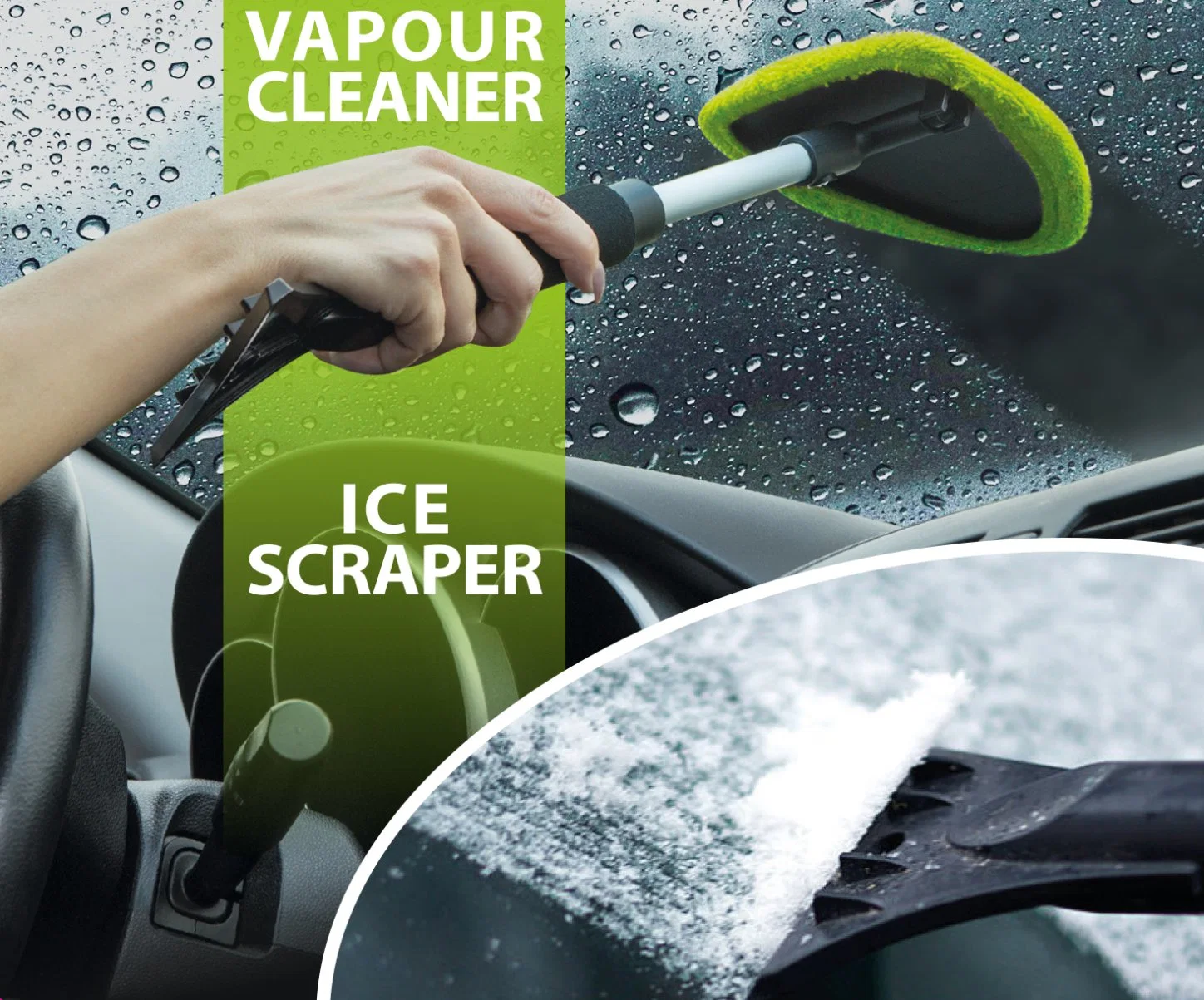 Car Brush Car Wiper Car Cleaning Tool Snow Brush Multi-Function Car Brush Car Duster Window Vapour Cleaner Ice Scraper Snow Scrapers