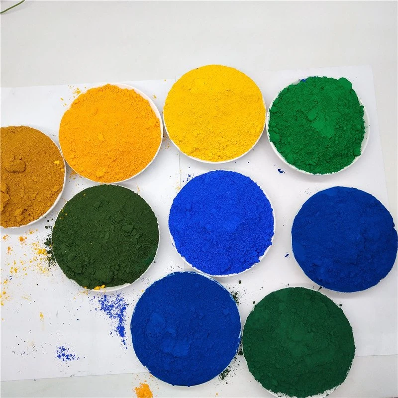 High Purity 95% Fe2o3 Color Pigment Iron Oxide Nanoparticles Red/Black/Blue/Green 130 for Cosmetics