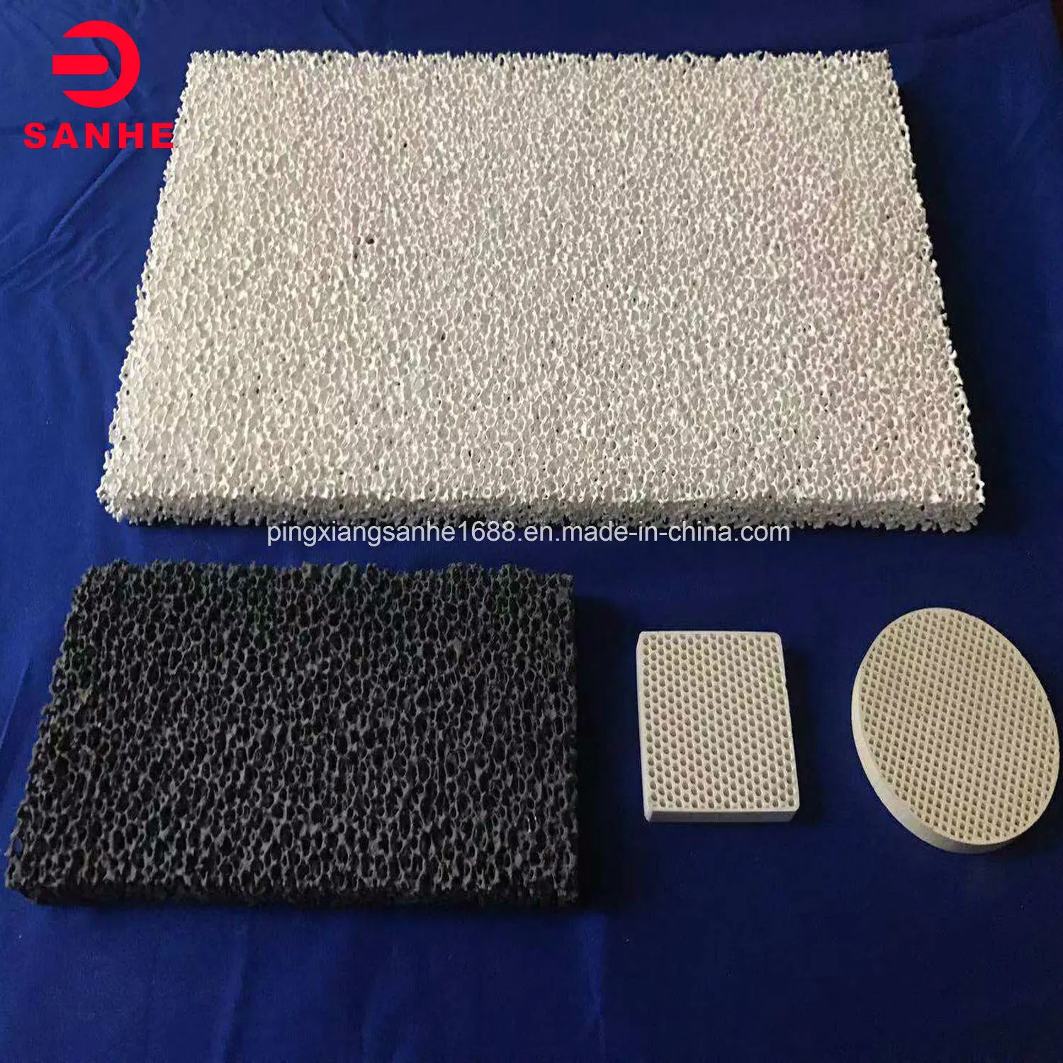 10ppi 20 Ppi 30ppi Silicon Carbide Ceramic Foam Filter for Aluminium Casting