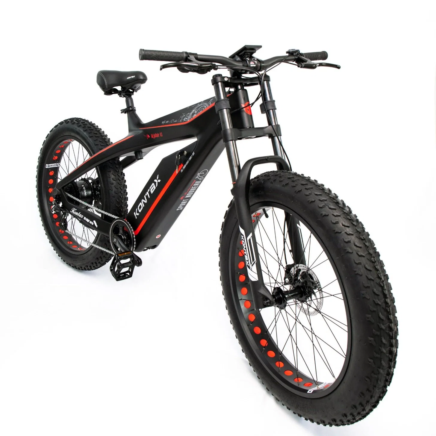 Kontax Rendimiento de alta calidad/alto costo Carbon Bike Electric, Electric Bicycle 1000W, eBike 20/26inch E-MTB