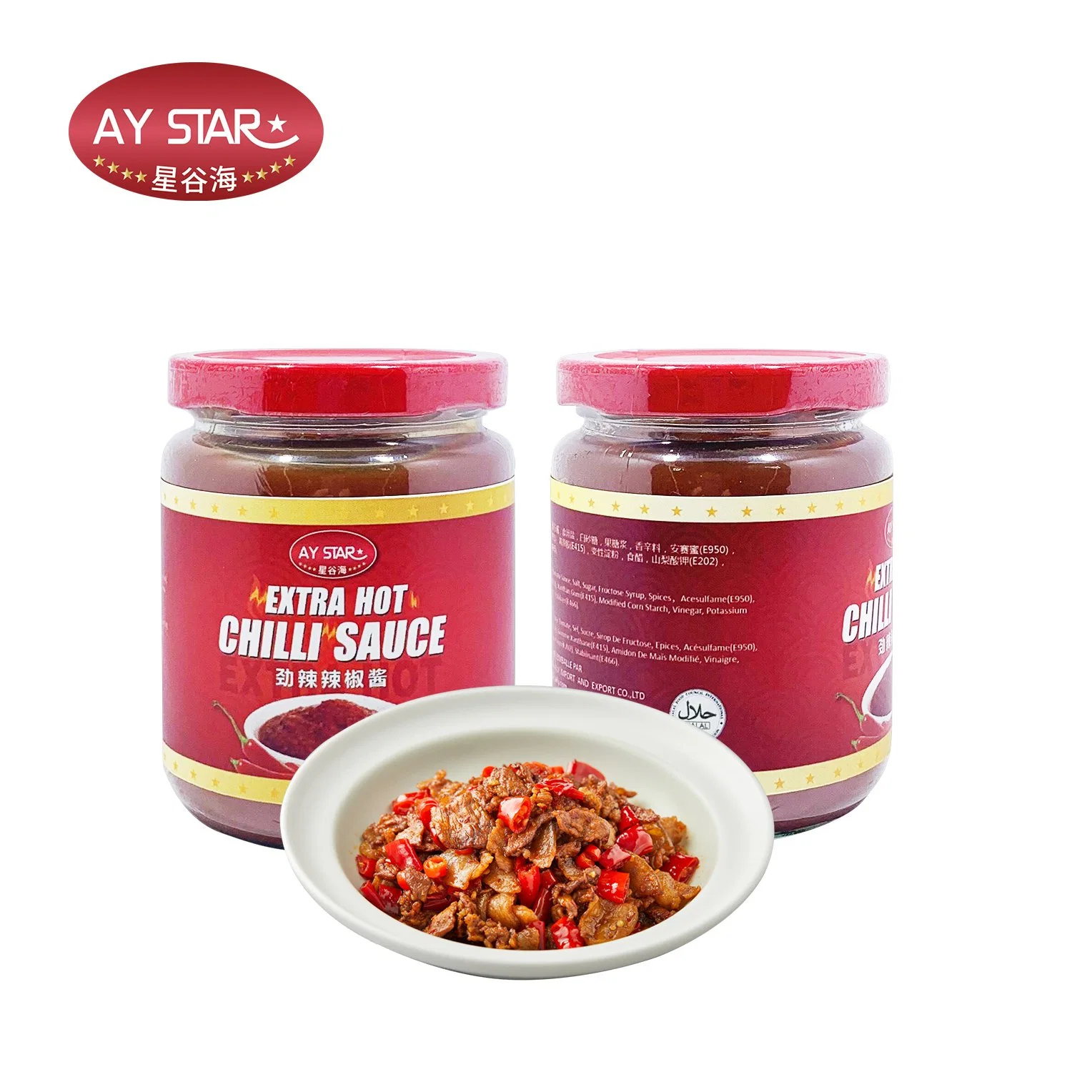 230g Garlic Red Pepper Extra Spice Chilli Sauce