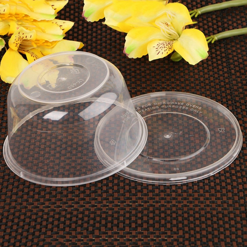 PP Takeout cuadrada de plástico transparente de embalaje ecológico Contenedor de alimentos