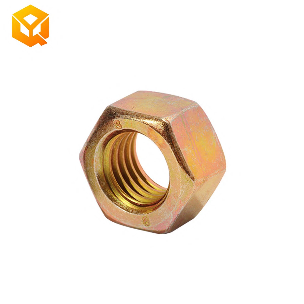 Carbon Steel DIN934 Zinc Plated Hex Nut Yellow Zinc Plating Hexagon Nuts