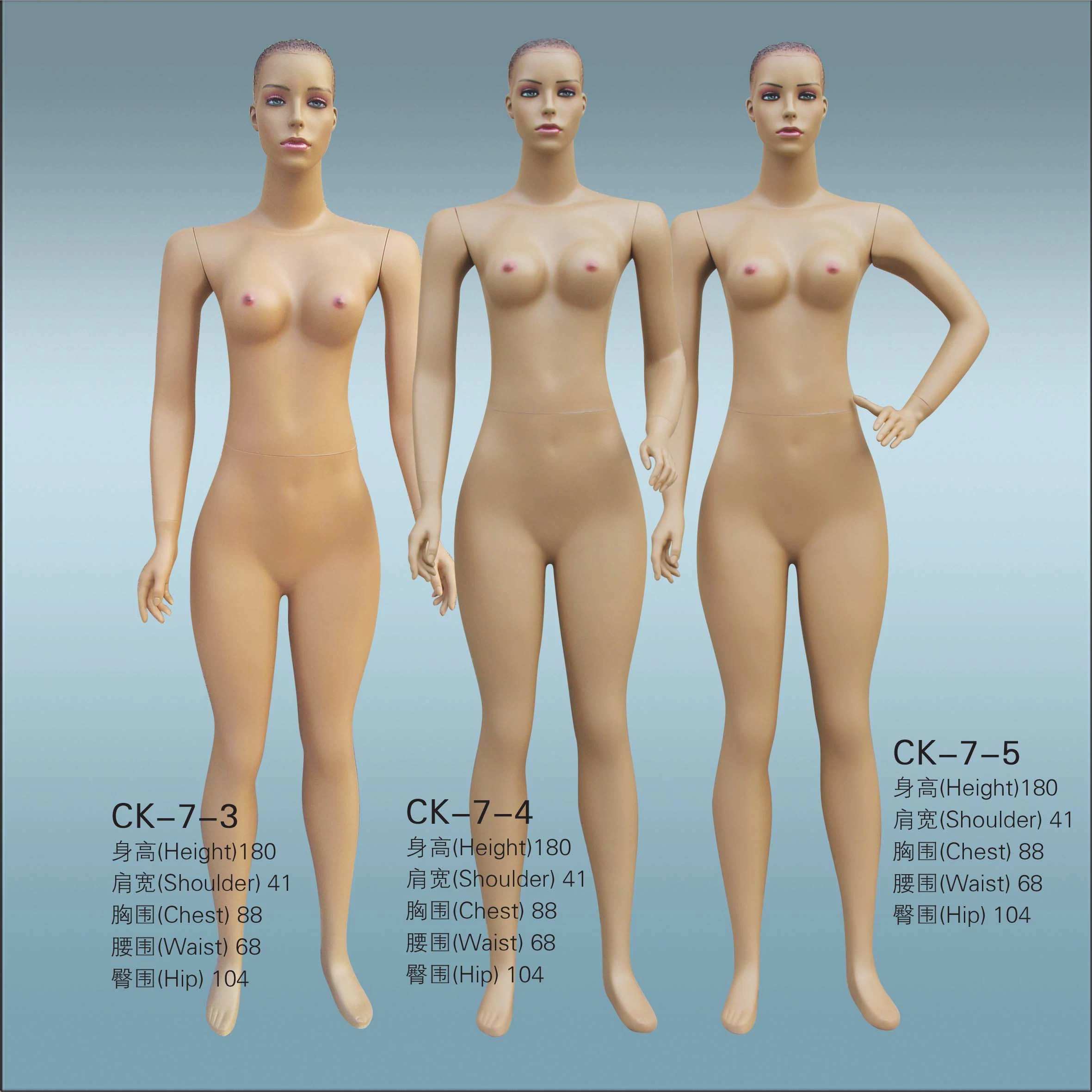 Full Body Male Female Plastic Mannequins