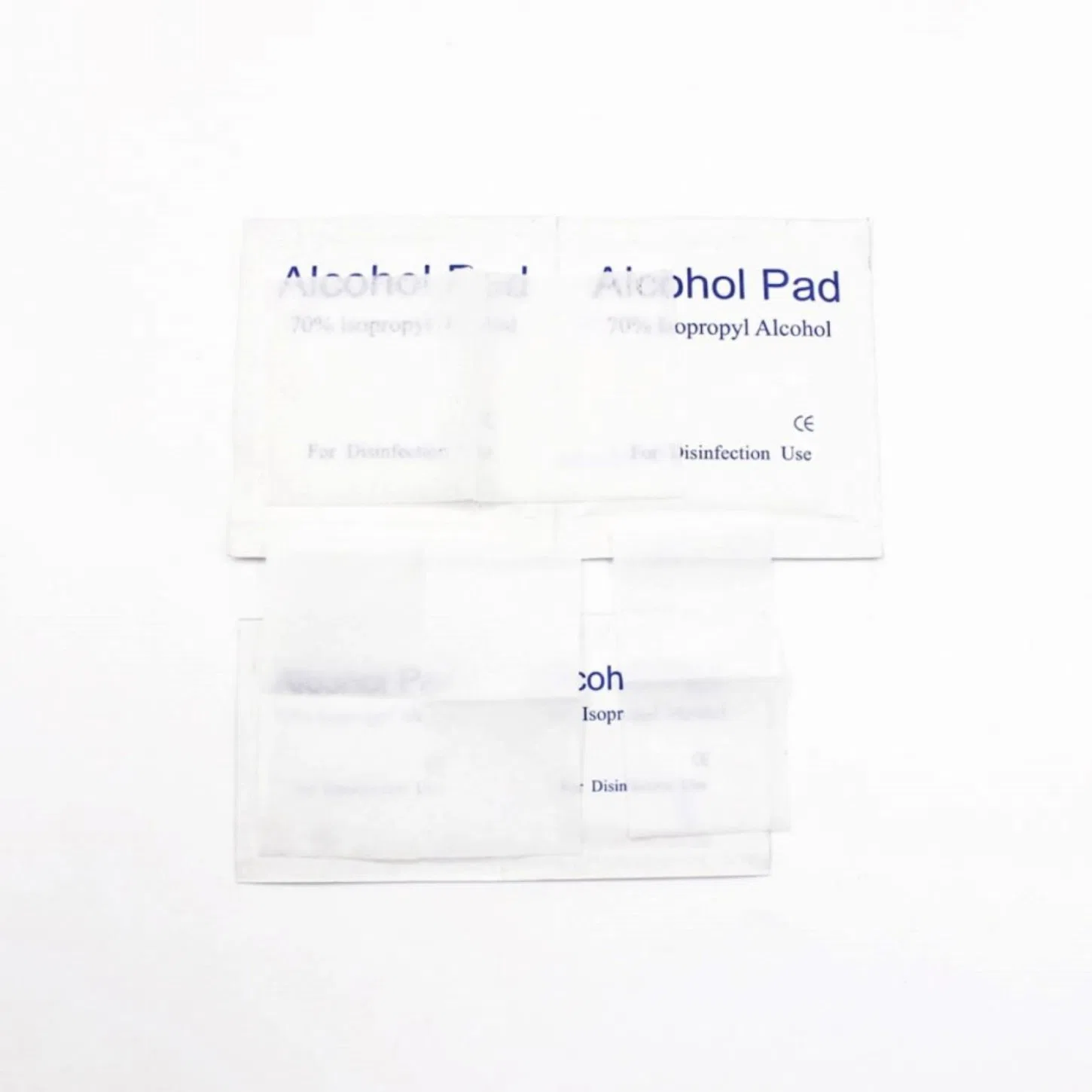 First Aid Sterile Disposable Nonwoven 70% Isopropyl 75% Ethyl Alcohol Prep Pad for External Use