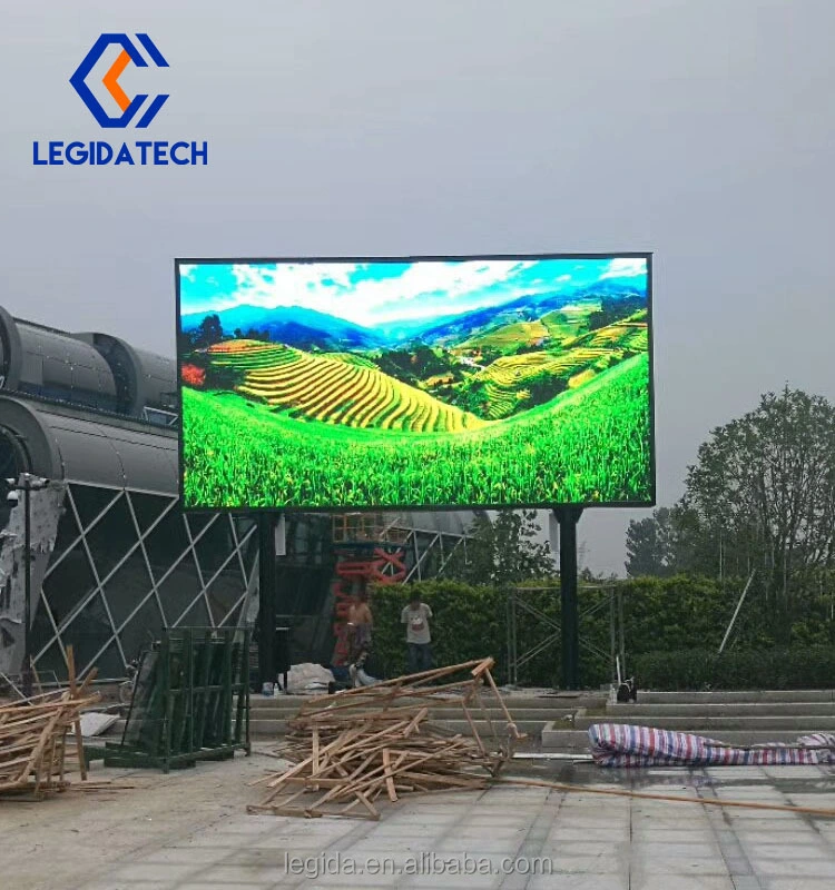 3D P8 Outdoor Pixel Pitch Advertising Mobile Fixed Billboard Video Wall Panel Price Replacement LED LCD TV Screen