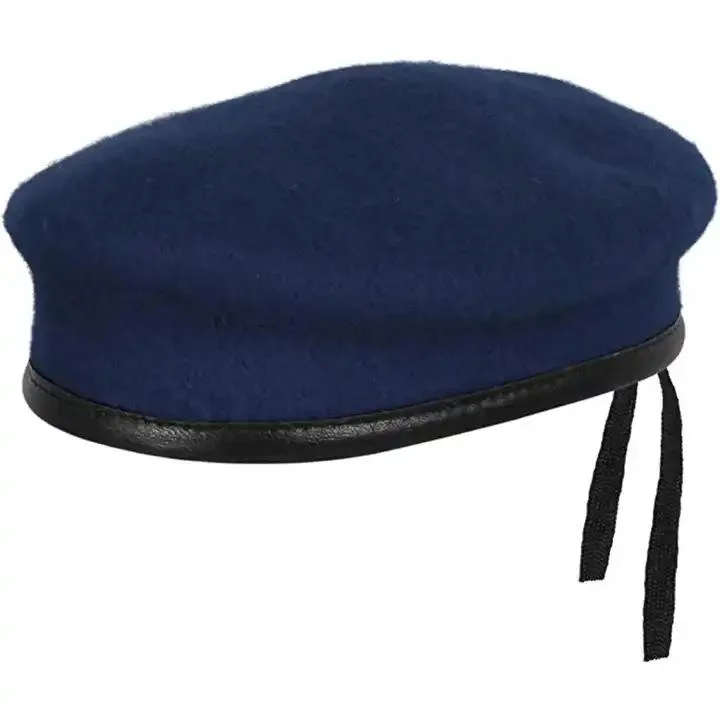 Wholesale/Supplier Customized Black Wool Beret Safety Tactical Hat for Men