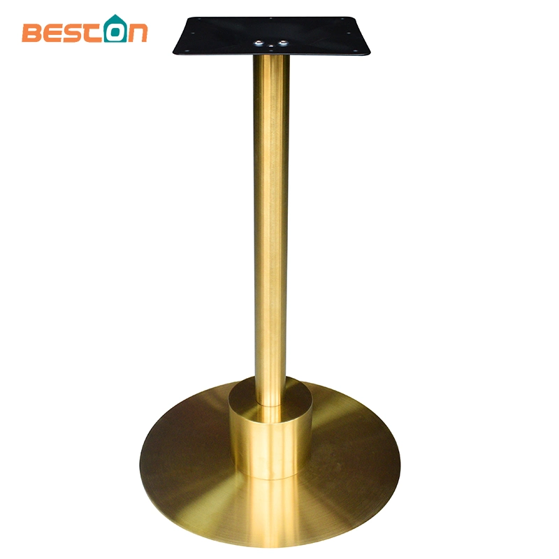 Metal Dining Stainless Steel Furniture Legs Modern Luxury Round Gold Table Base
