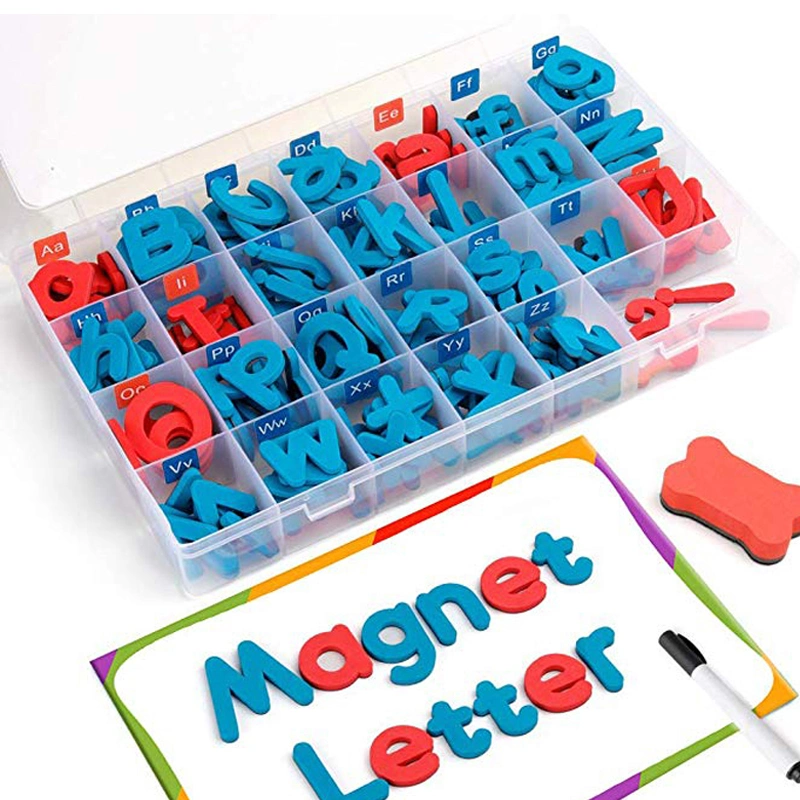 Schule Lehre Werbe Alphabet Buchstaben und Zahlen Magnetische EVA Schaum Spielzeug