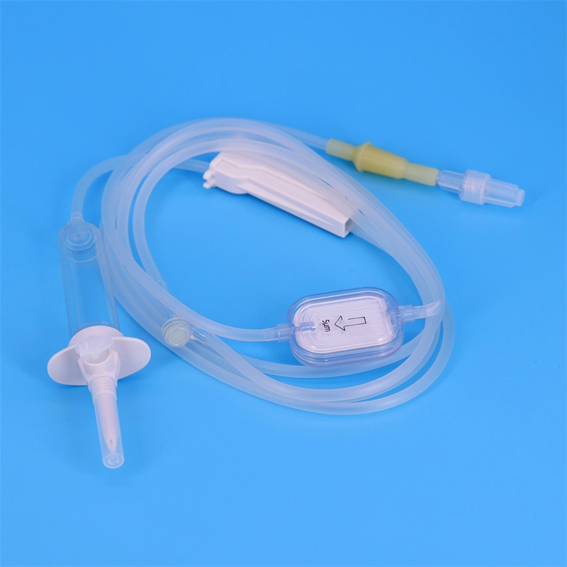 Free_PVC Zhenfu Precision IV with Needle Y Connector Disposable TPE Infusion Set New