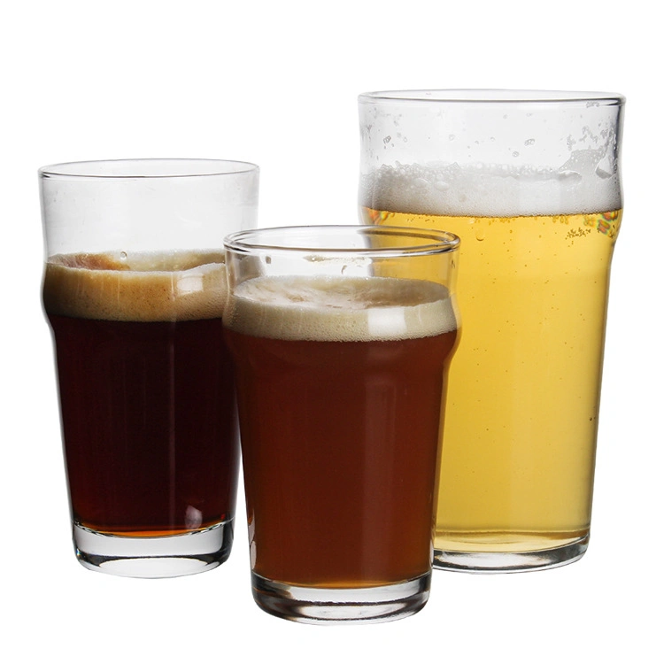 Hot Sell Simple Sape Glass Beer Cup, Customize Logo Beer Glass Mug