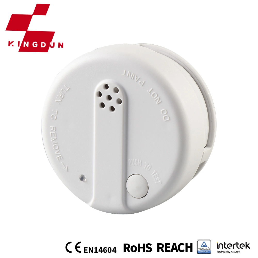 Sistema de alarma inalámbrica en casa es aprobado CE14604 Sensor de tamaño mini Larga vida útil de la alarma de humo