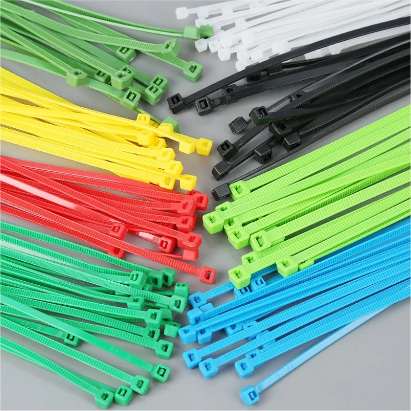 Customized Adjustable PA 66 Nylon Cable Tie Plastic Wire Zip Ties Self-Locking Releasable Cable Accessories Factory